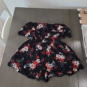 Hollister off the shoulder romper.